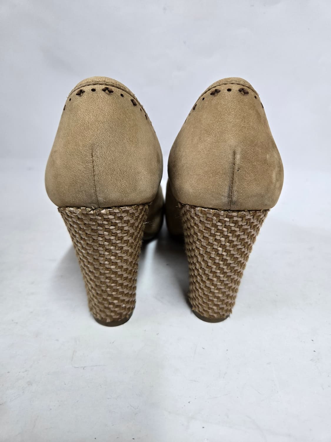 캠퍼 스웨이드 플랫폼 힐 펌프스 36 상품이미지4