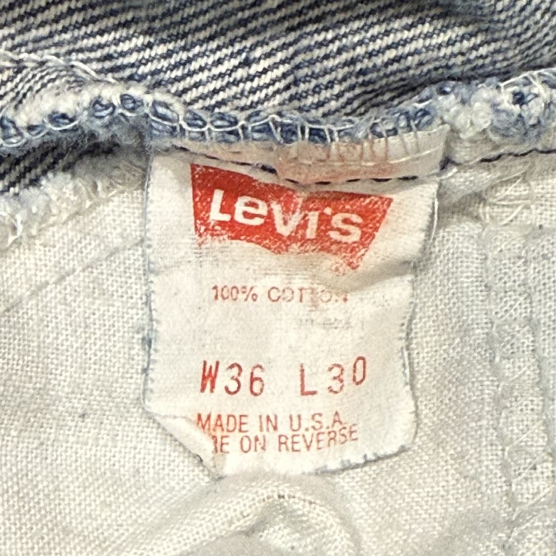 리바이스 517 90s USA 빈티지 부츠컷 데님 오렌지탭 청바지 상품이미지7