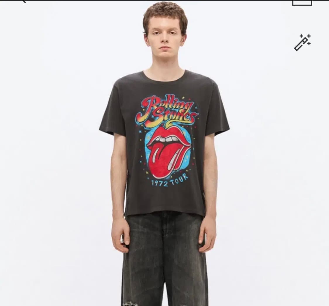 데이드리머 롤링스톤즈 1972 투어 티셔츠L사이즈 남녀공용 상품이미지1