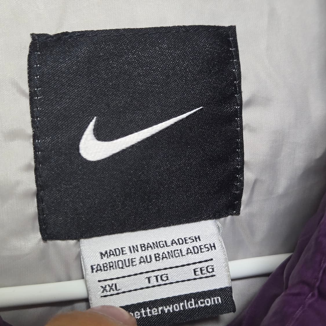 나이키 딥 퍼플 구스다운 패딩 베스트 / 남성 패딩 상품이미지7