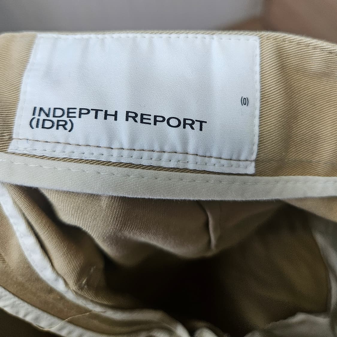 인뎁스리포트(idr) 치노팬츠 상품이미지1