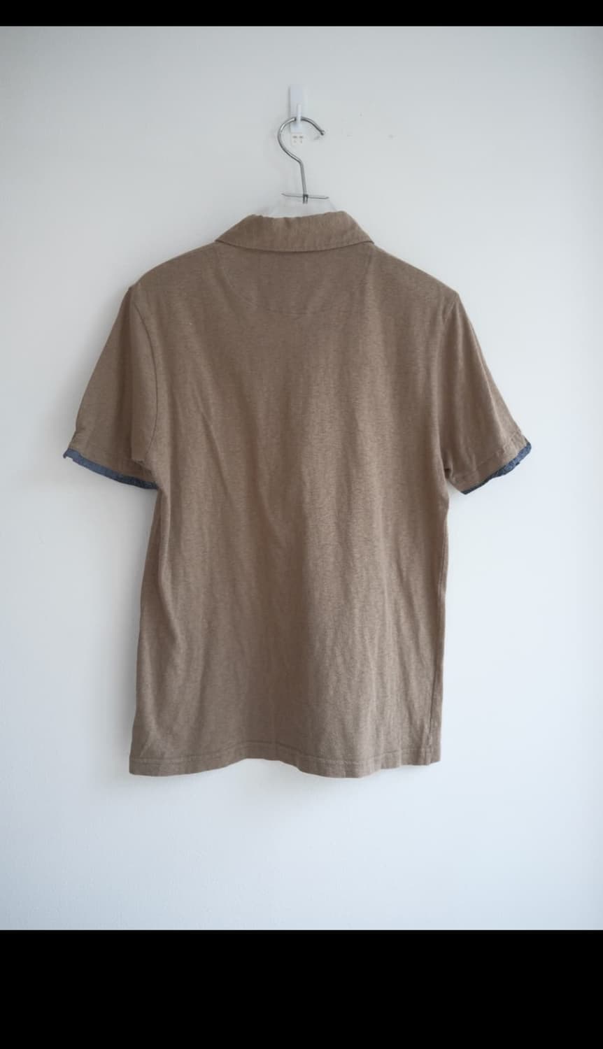 Denim layered polo shirt  상품이미지6