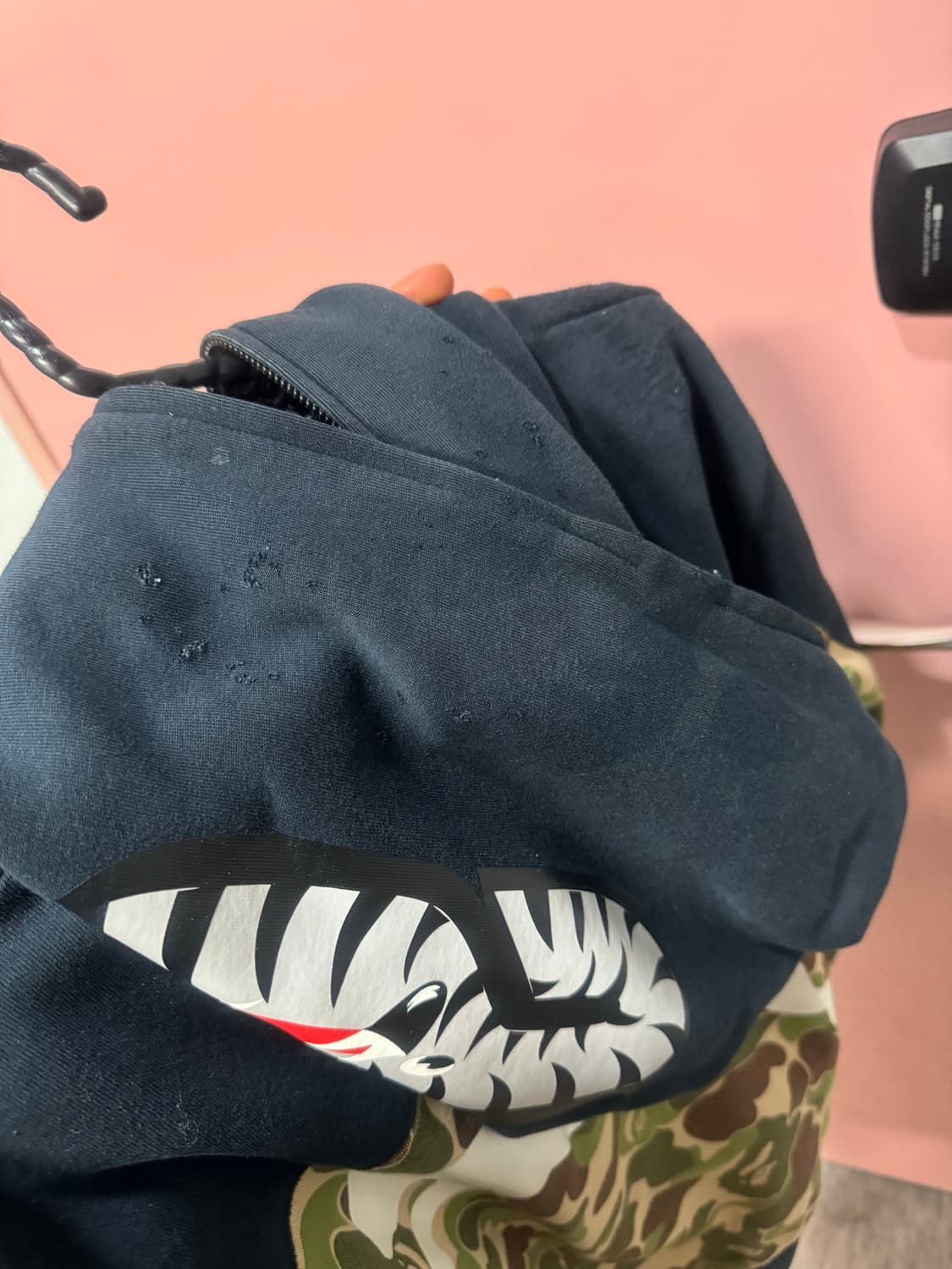 베이프x퓨마 샤크후드집업 L 상품이미지3