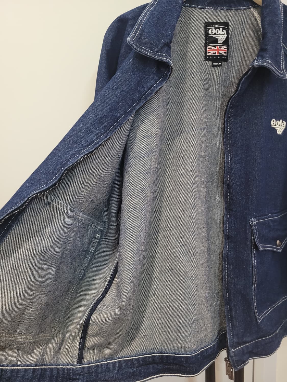 골라 진청 데님 블루종 트러커 자켓 오버핏 M사이즈 상품이미지9