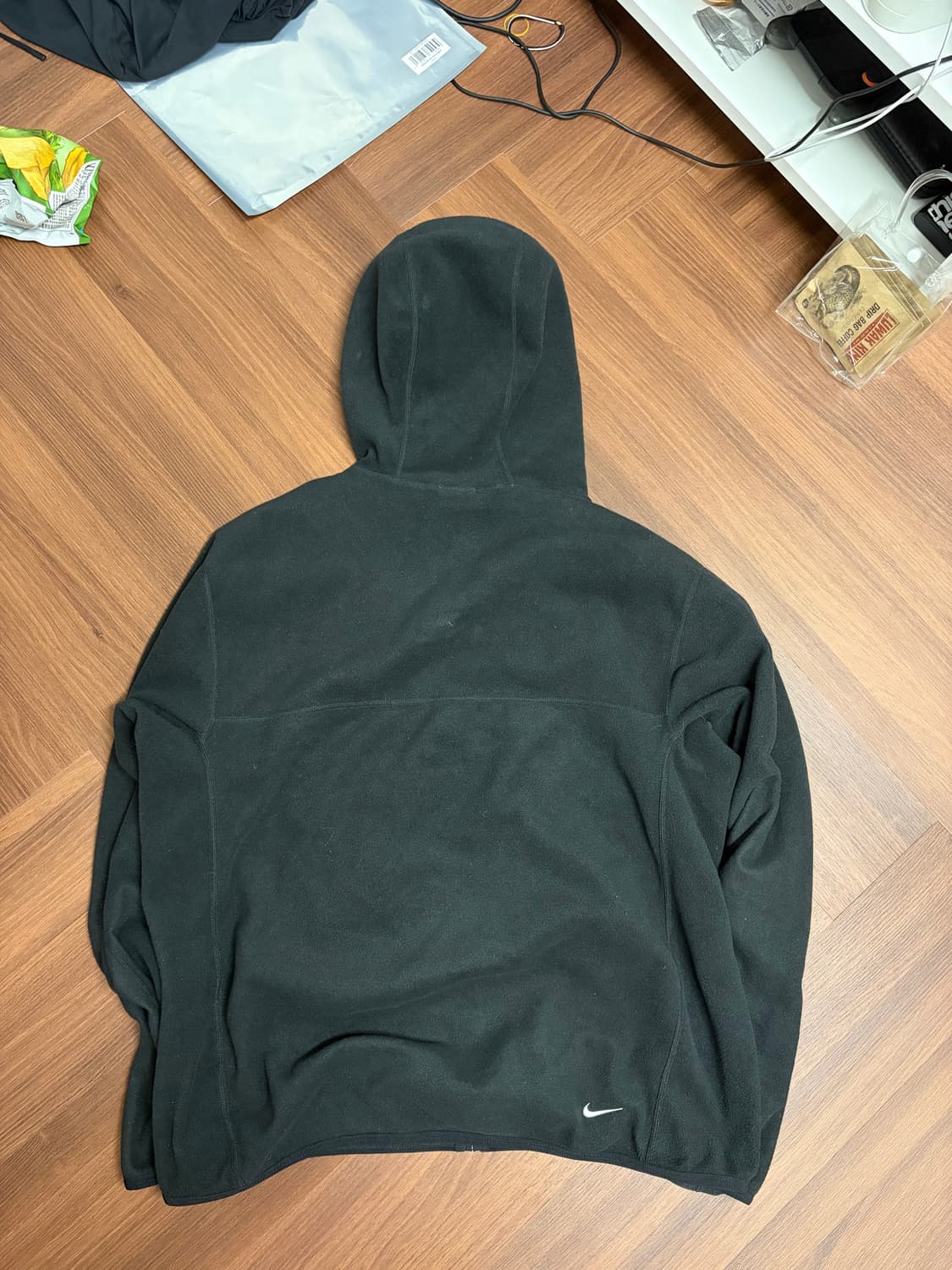 나이키 acg 폴라텍 울프트리 풀 집 탑 블랙 상품이미지3