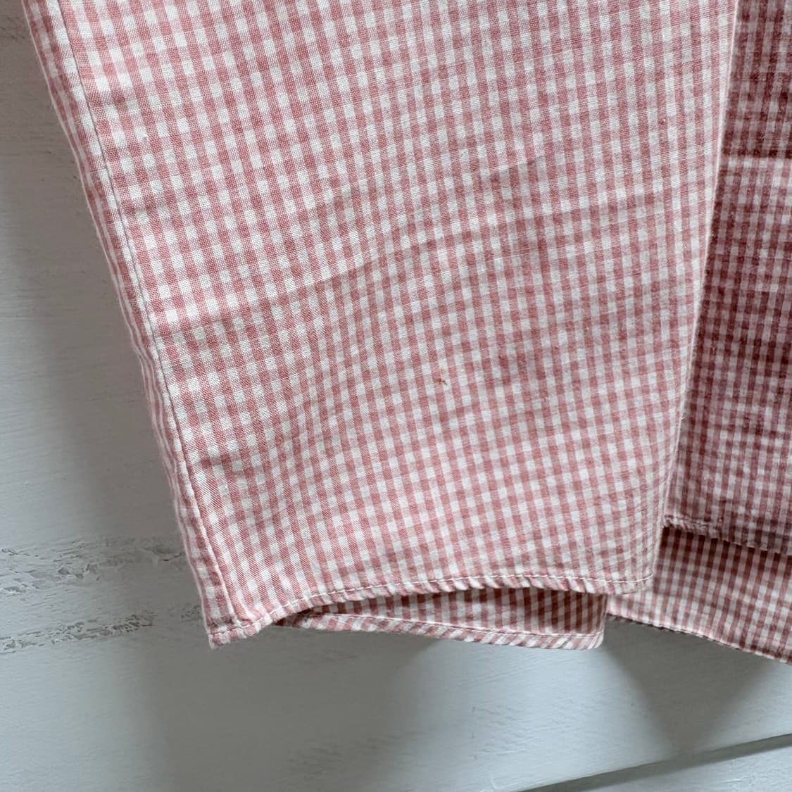 JINO HOUSE 핑크 깅엄체크 남방 JPN 상품이미지3