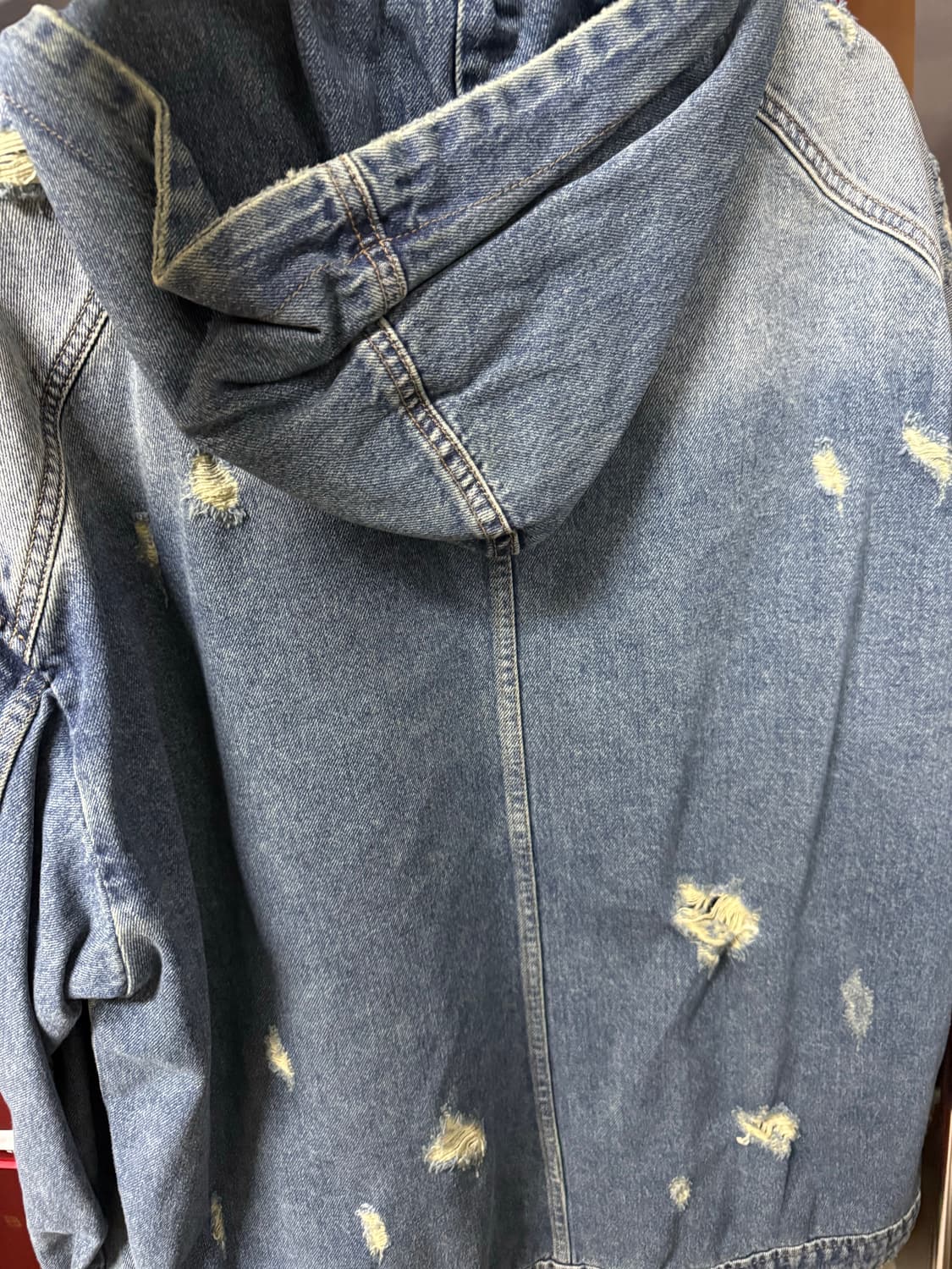 준지 데님후드 점퍼 m  상품이미지2