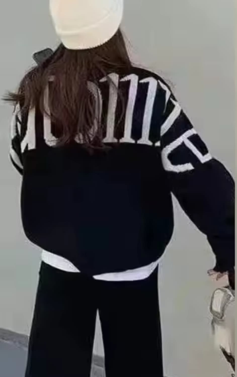 새상품♡ 블랙 스웨터 니트(55~66) 상품이미지2