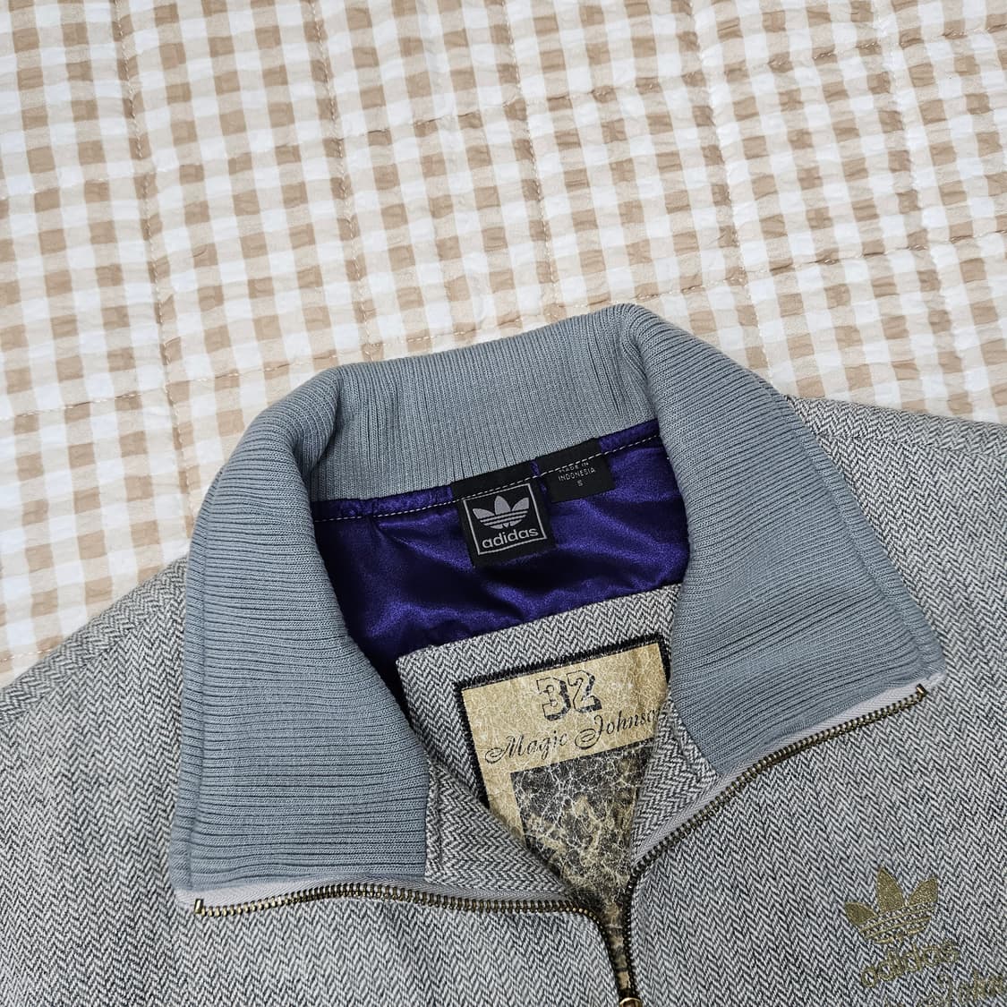 한정판 아디다스 윌트 페인벌렛 헨링본 자켓 남자100~105 상품이미지2