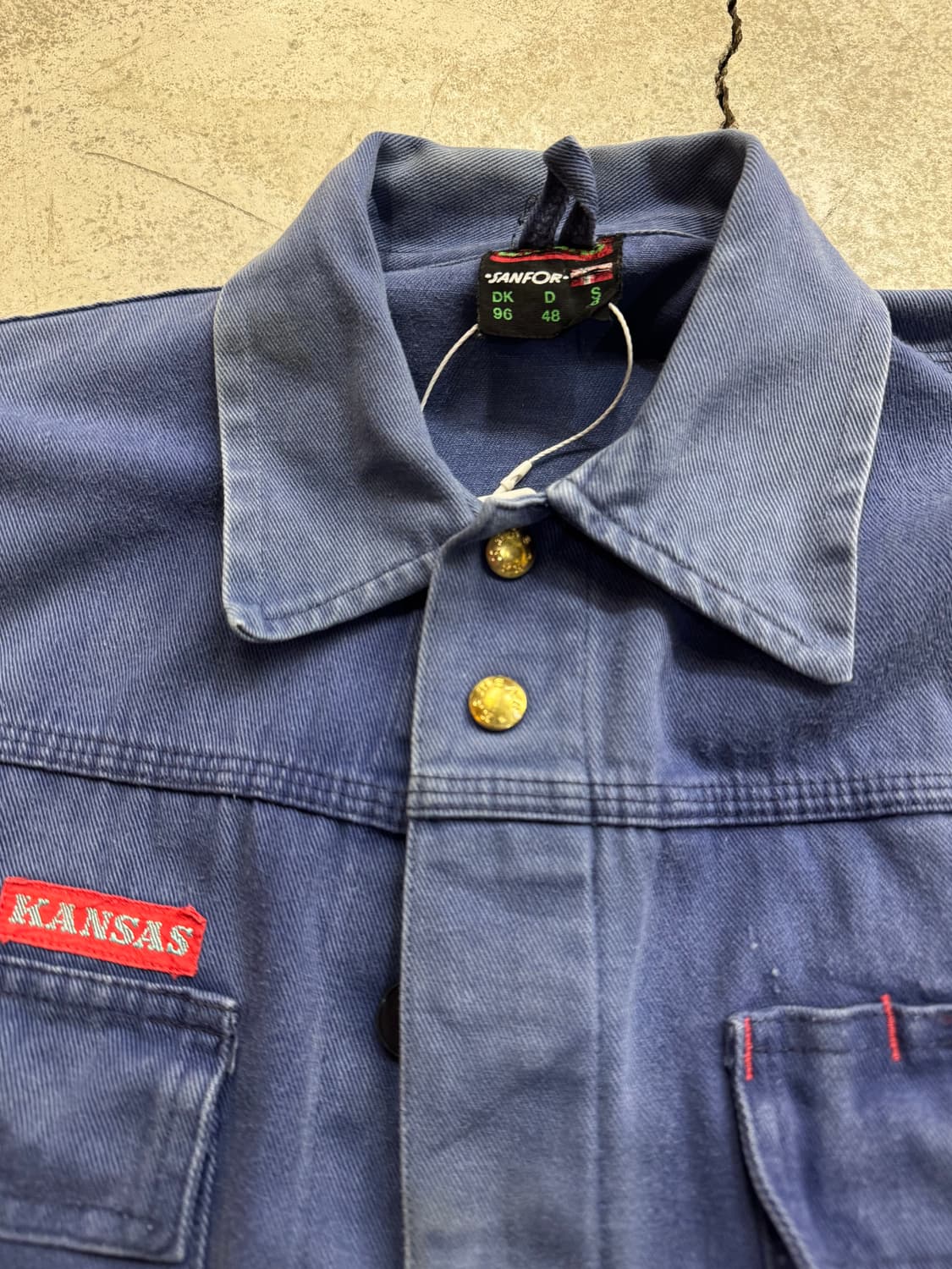 80s KANSAS 프렌치 스타일 덴마크 워크자켓 상품이미지5