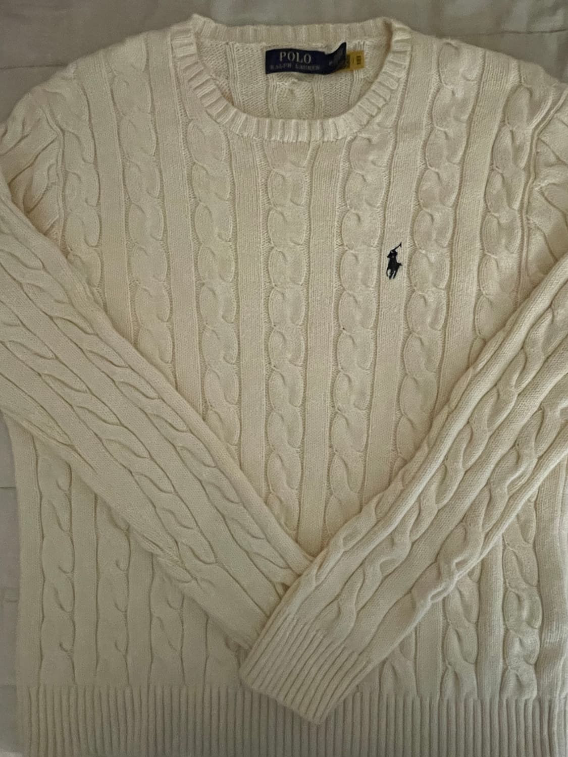 폴로 아이보리 니트 상품이미지1