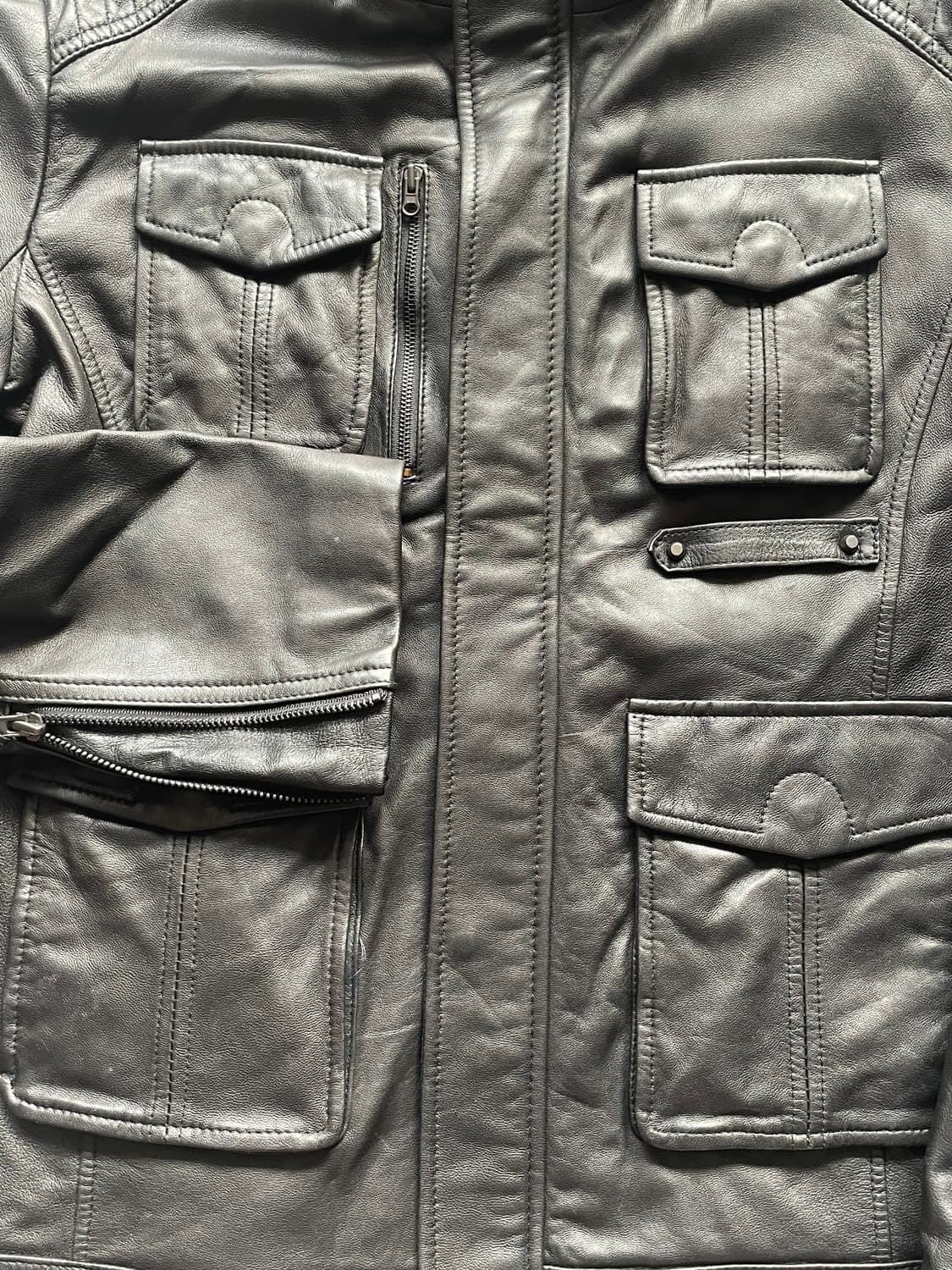 비욘드 클로젯 램스킨 4포켓 레더자켓 상품이미지3