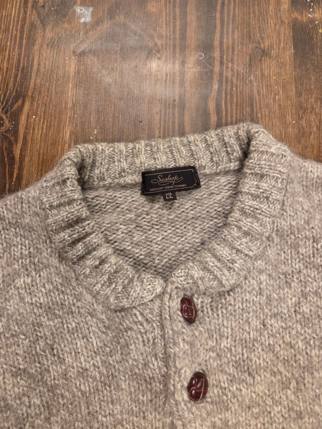 Seahope 헨리넥 램스울니트 상품이미지4
