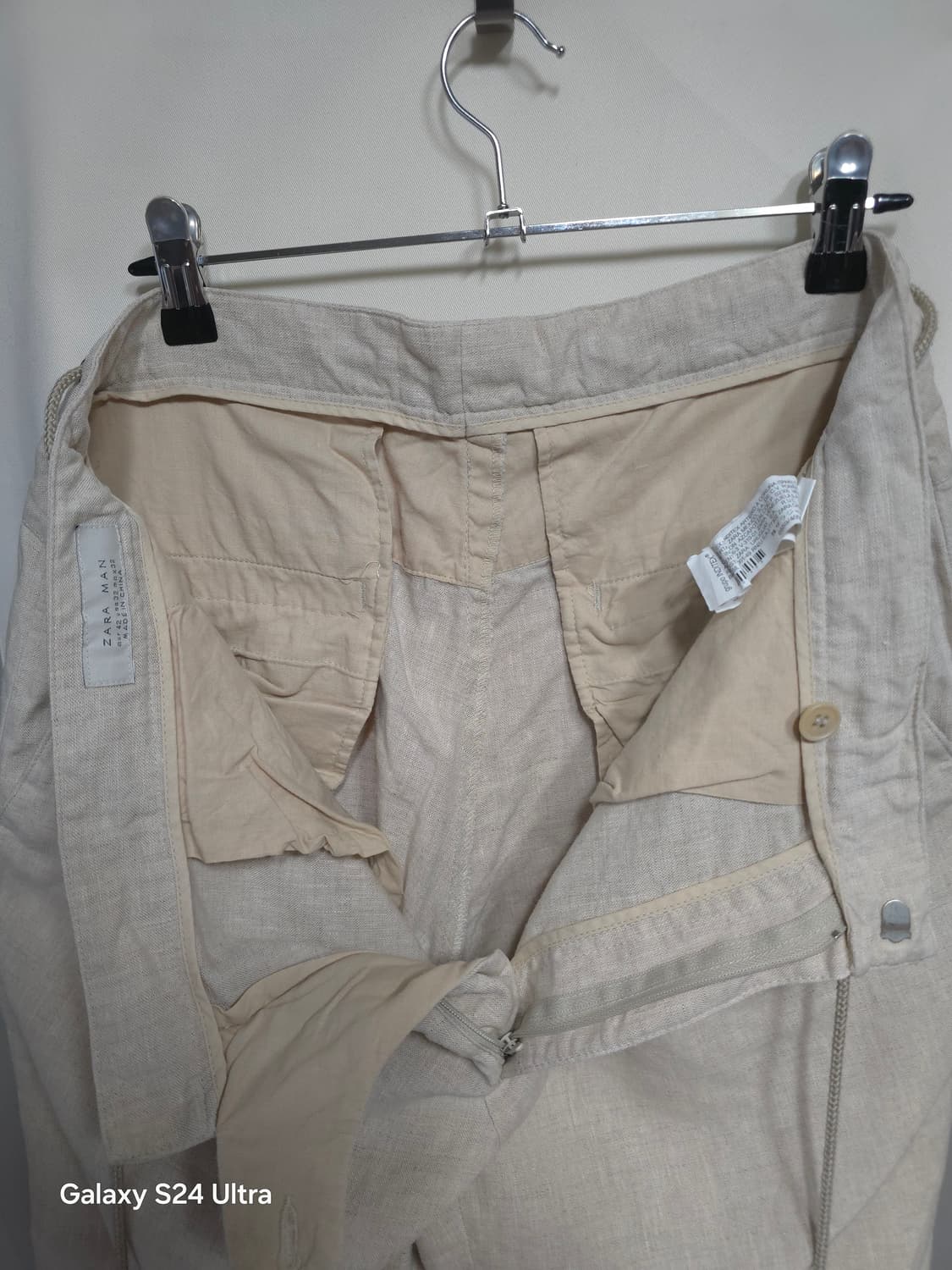 ZARA Man 자라맨 린넨 팬츠 Eur 32 ✨️정품✨️ 상품이미지5