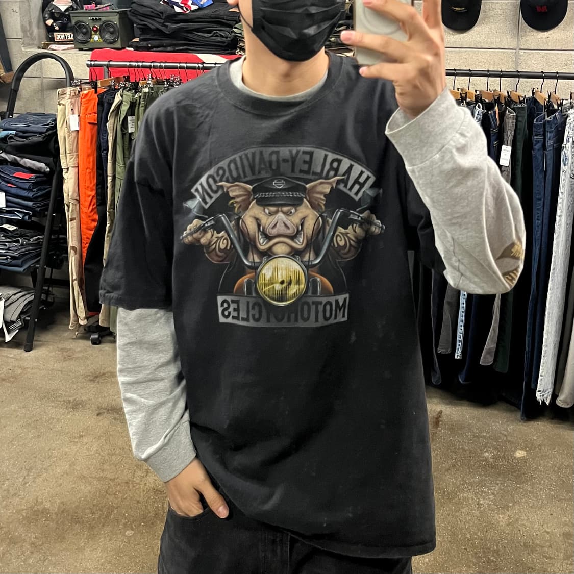 할리데이비슨 프린팅 티셔츠 (105) 상품이미지1