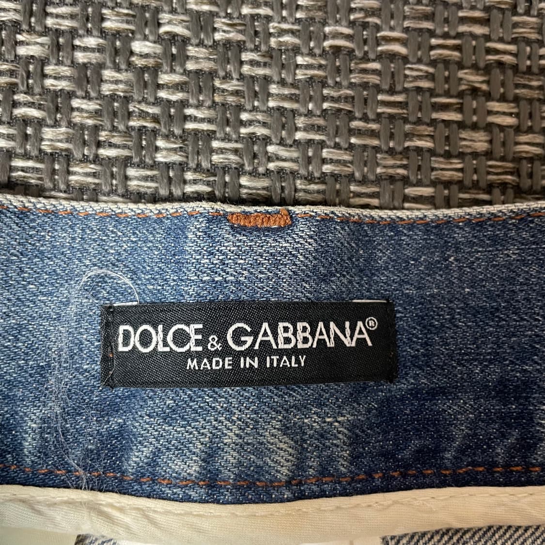 (36) 돌체앤가바나 완장백로고 워싱 데님 상품이미지4