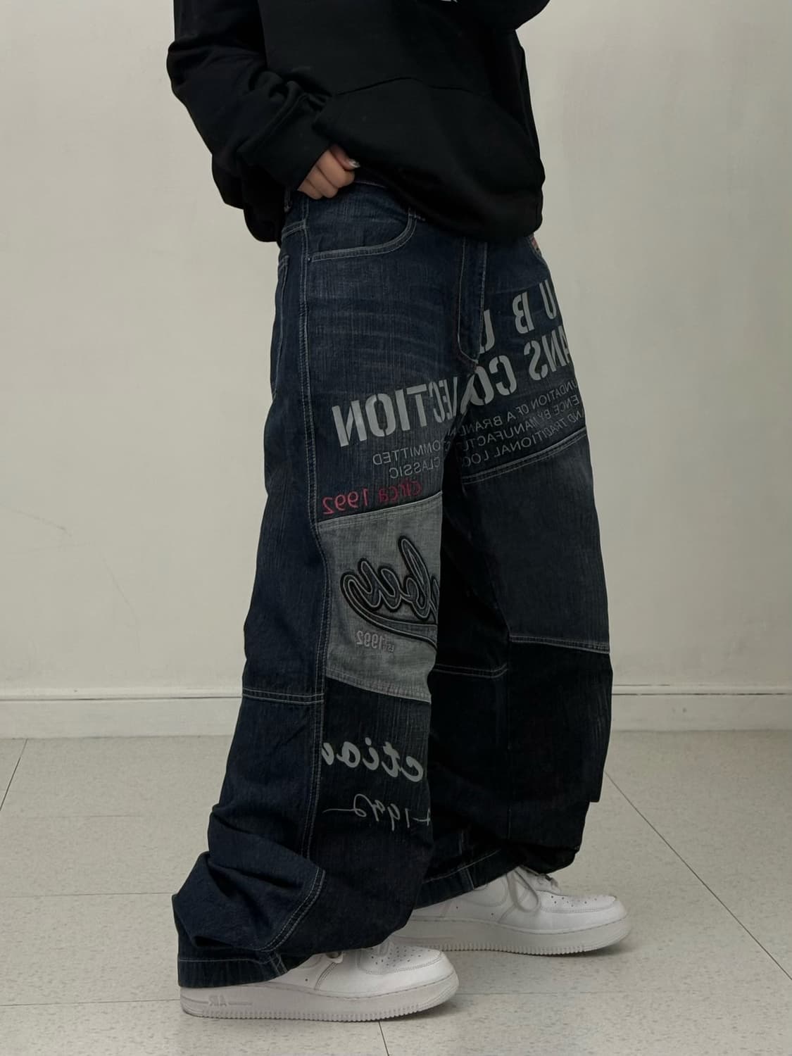 Fubu 레터링 데님팬츠 상품이미지2