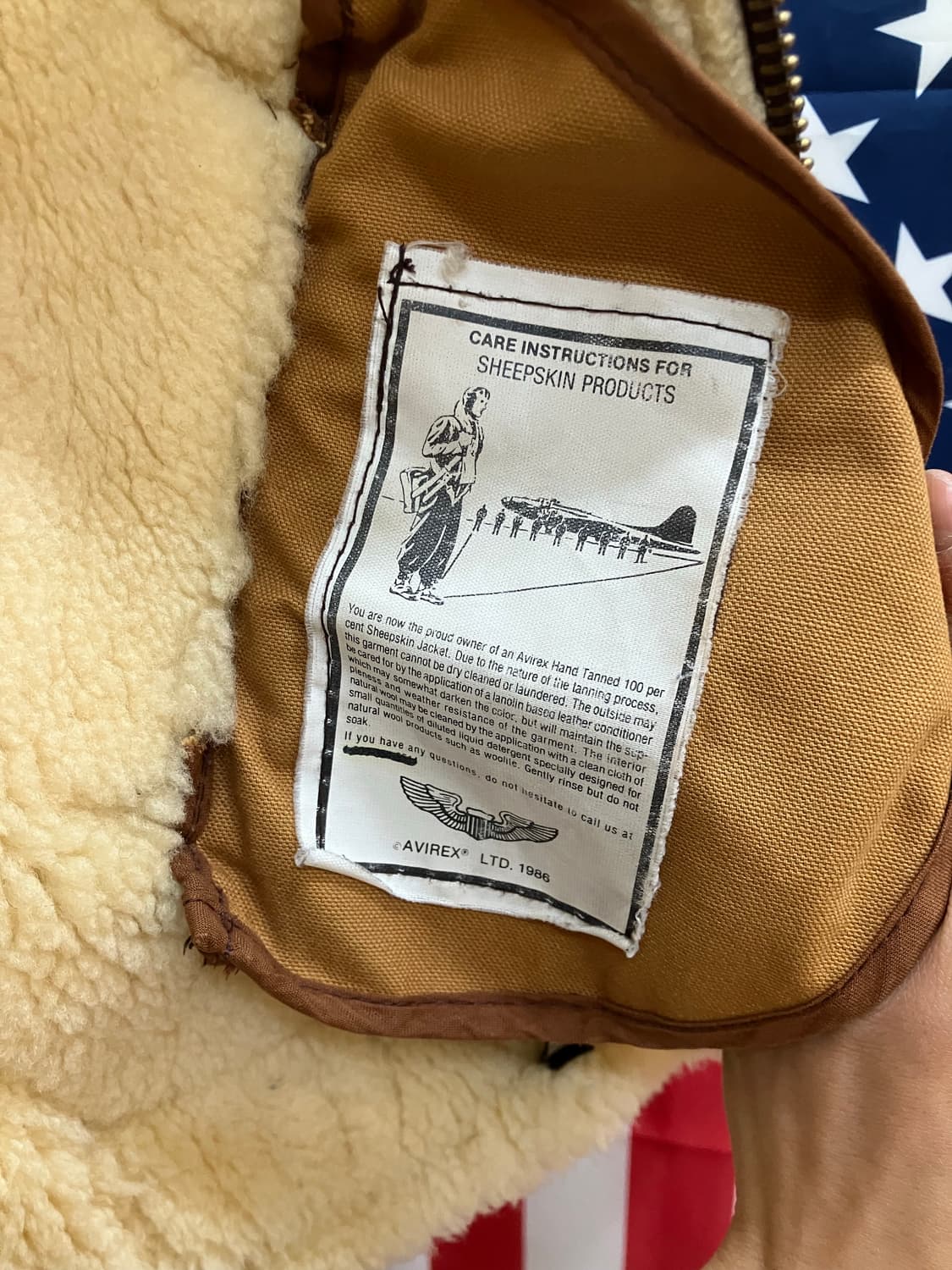 90s AVIREX 아비렉스 B-3 자켓 38 상품이미지7