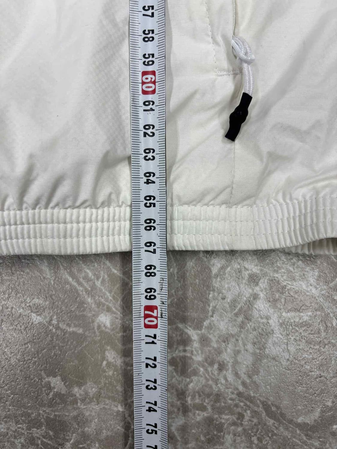 아디다스 화이트 올드스쿨 윈드브레이커 자켓 바람막이 희귀져지(M) 상품이미지6