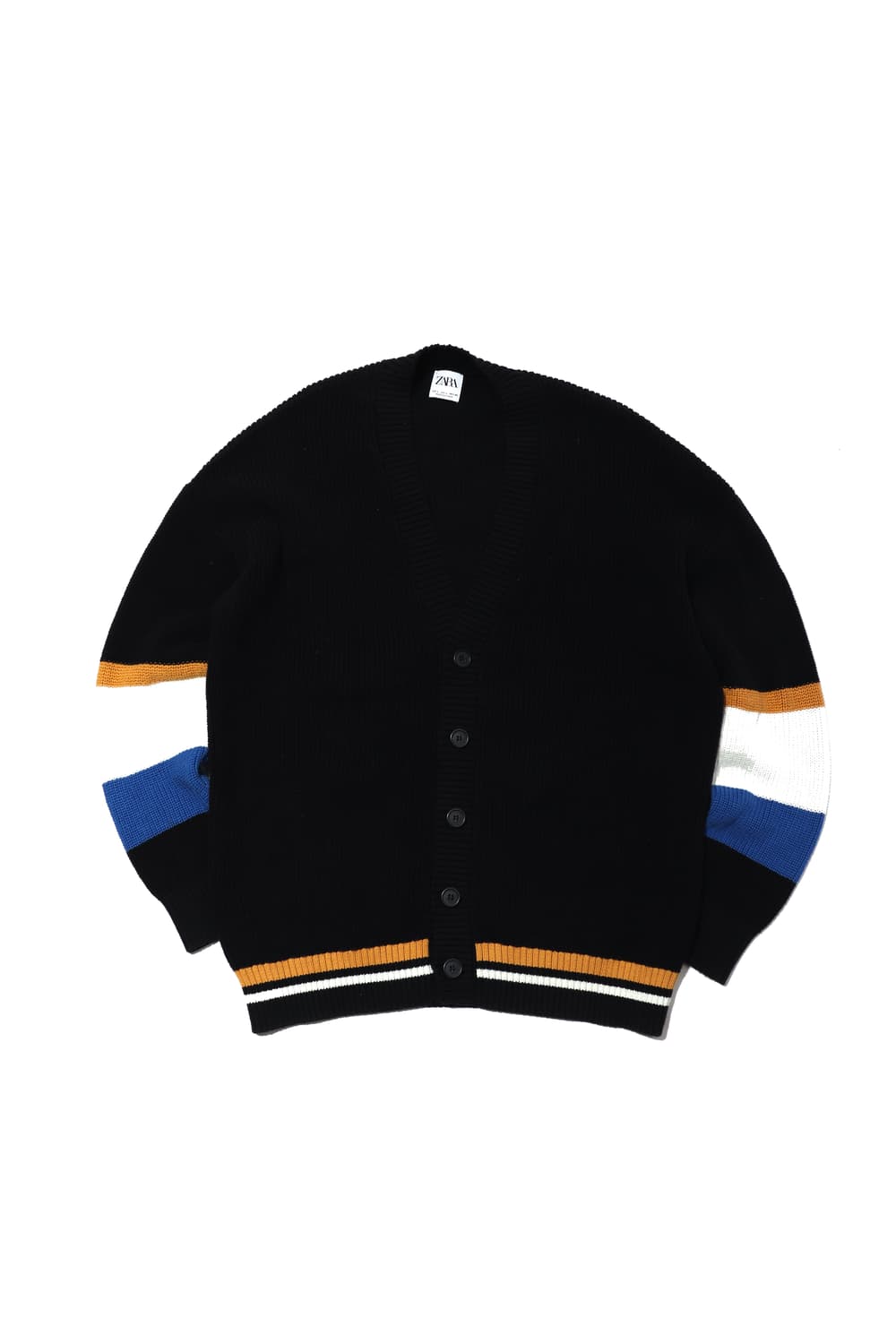 ZARA 배색 가디건 size XL 상품이미지1