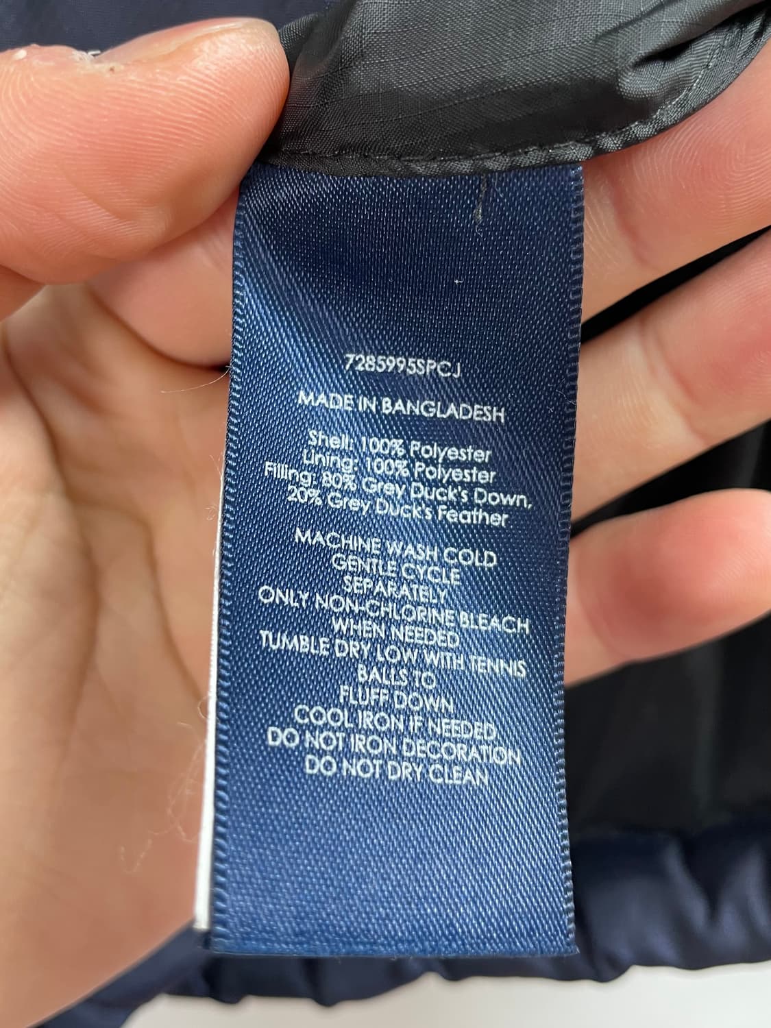 폴로 랄프로렌 투톤 다운 패딩 (on.120) 상품이미지8