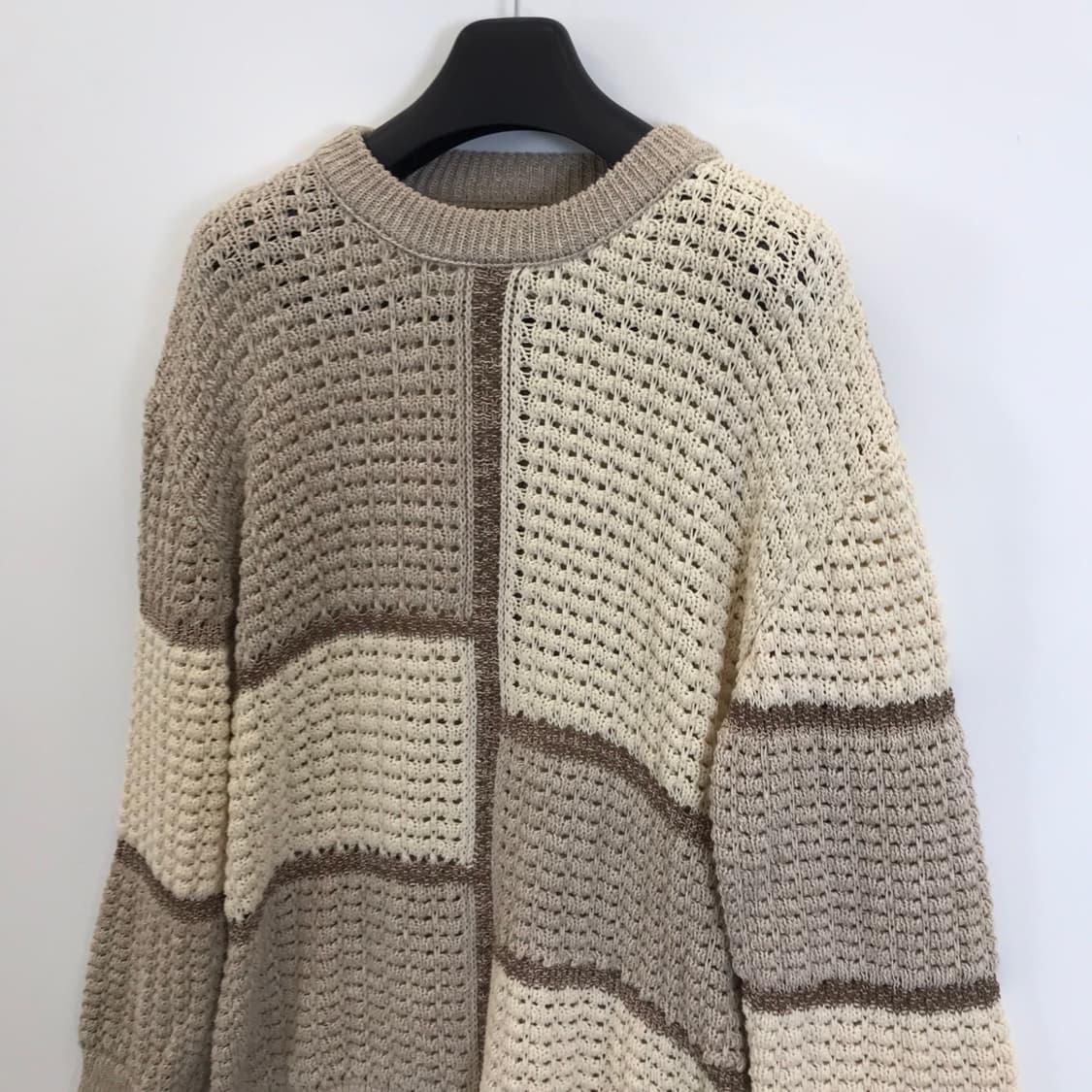 자라 니트짜임 크로셰니트 [XL] 상품이미지2