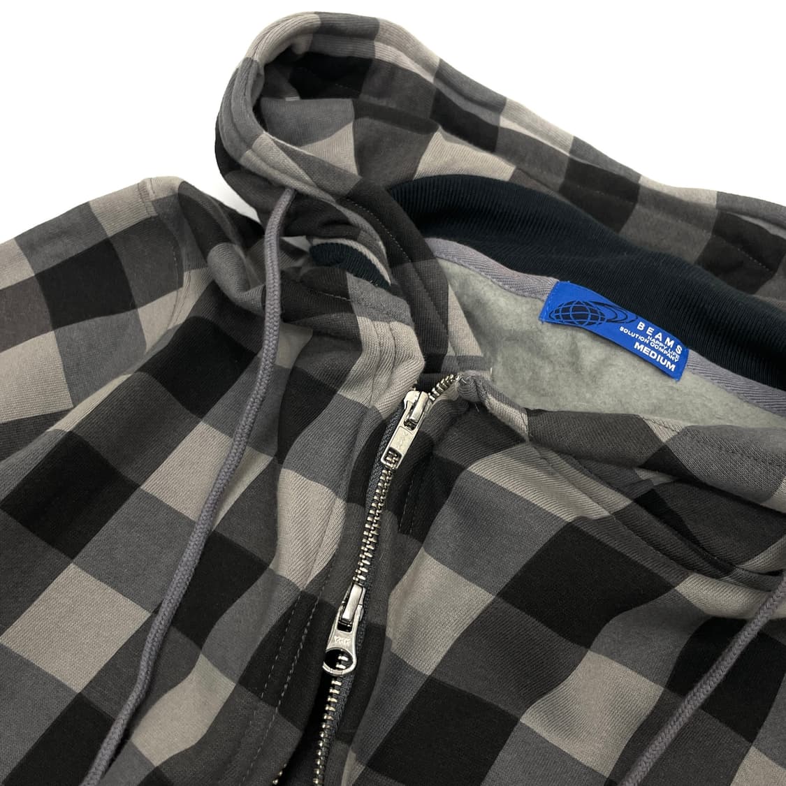 BEAMS Hood zip up black 상품이미지7