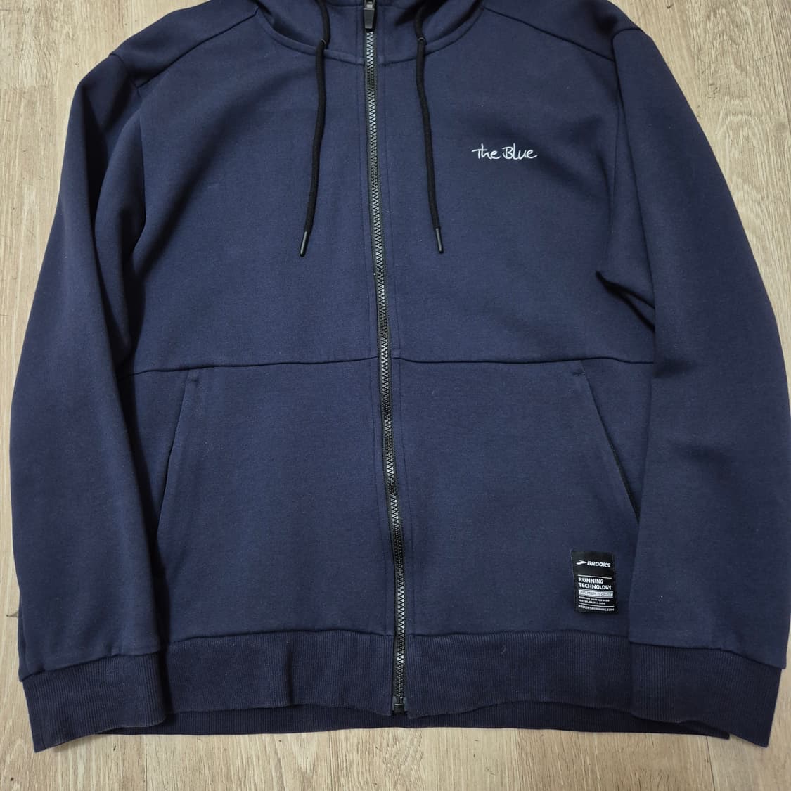 브룩스 더 블루 프리미엄 테크핏 후드집업 XL(105) 상품이미지3