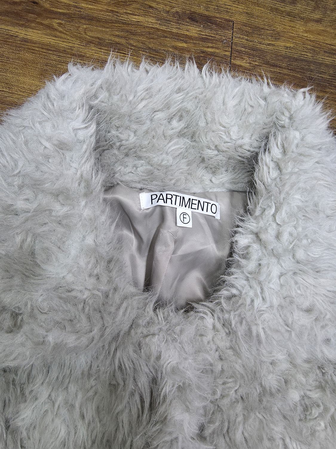 파르티멘토우먼 와이드카라 플러피 퍼코트 미사용품  상품이미지7