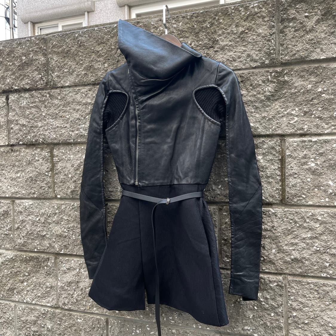 [38] 2010s 릭오웬스 레더 드레스 자켓 상품이미지3