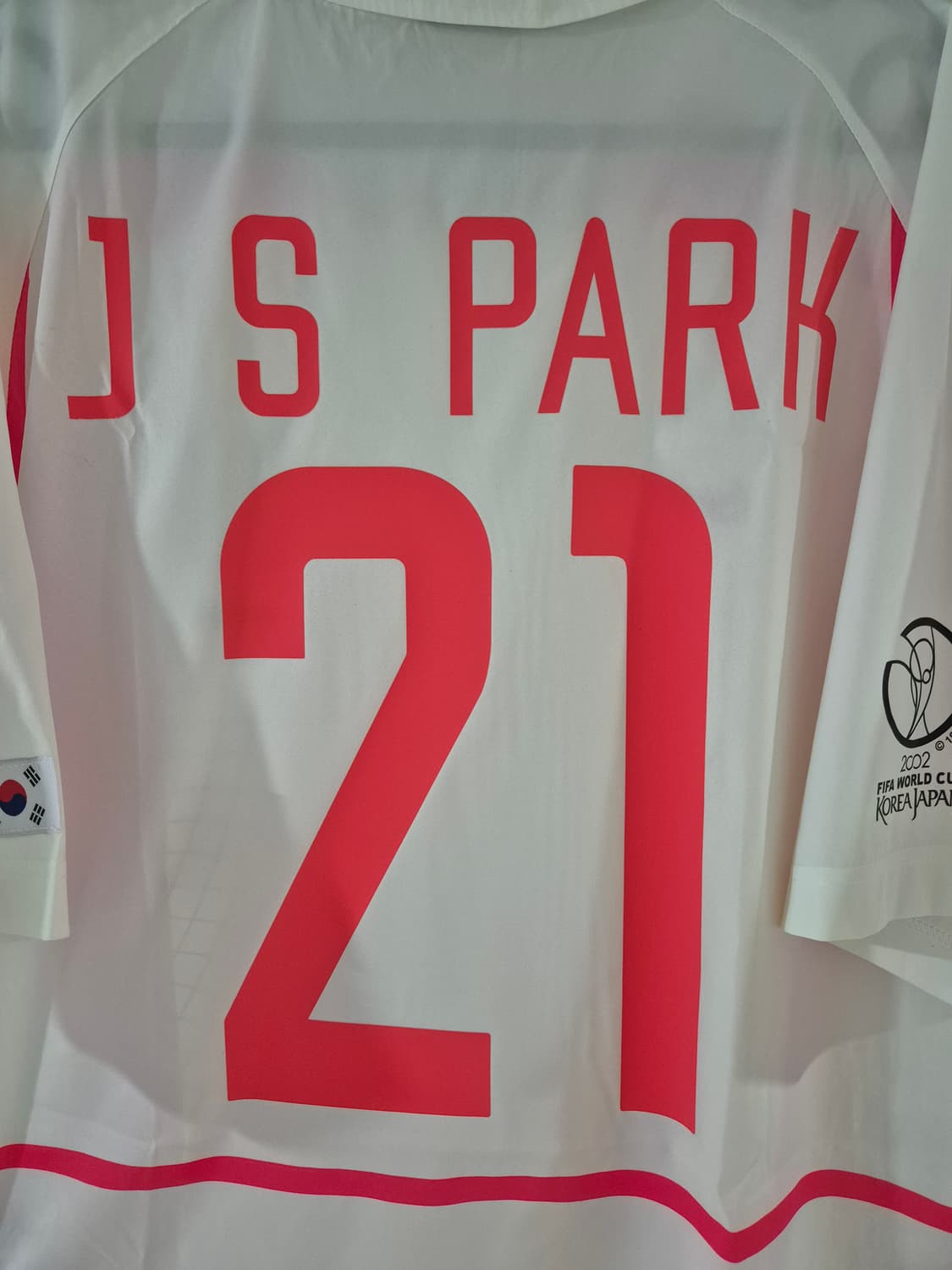 [105]2002월드컵 대한민국 국대 박지성 나이키 축구유니폼 상품이미지4