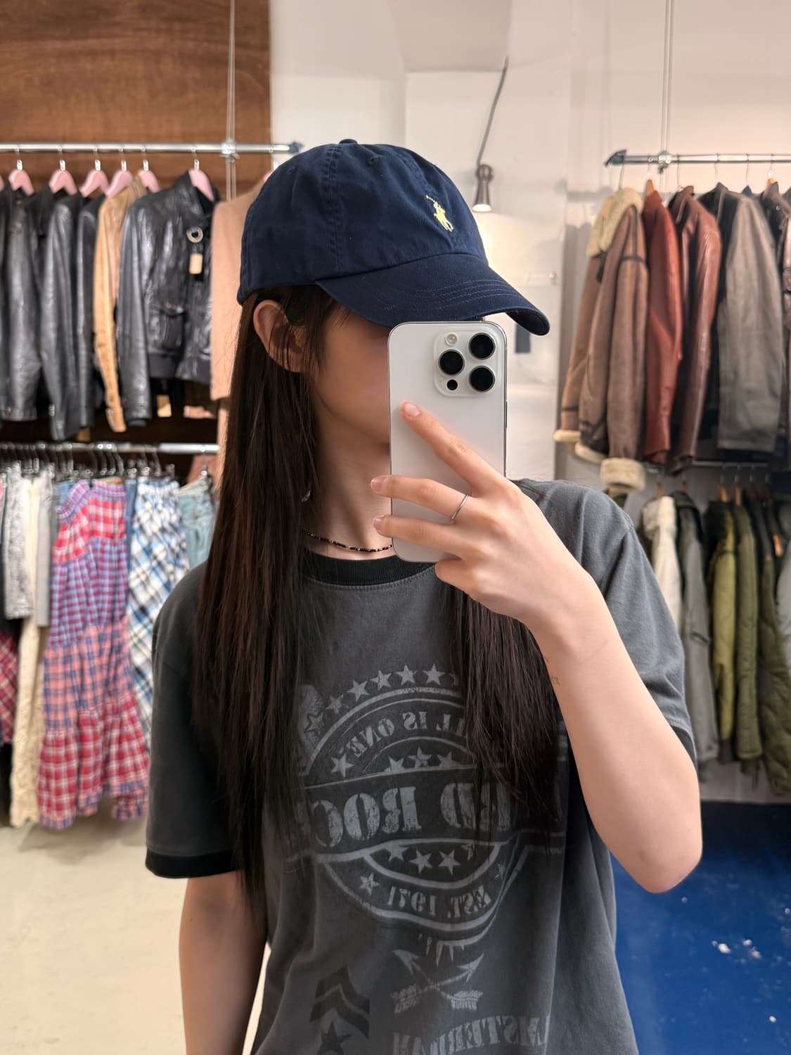 PRL 폴로 랄프로렌 네이비 볼캡 상품이미지7