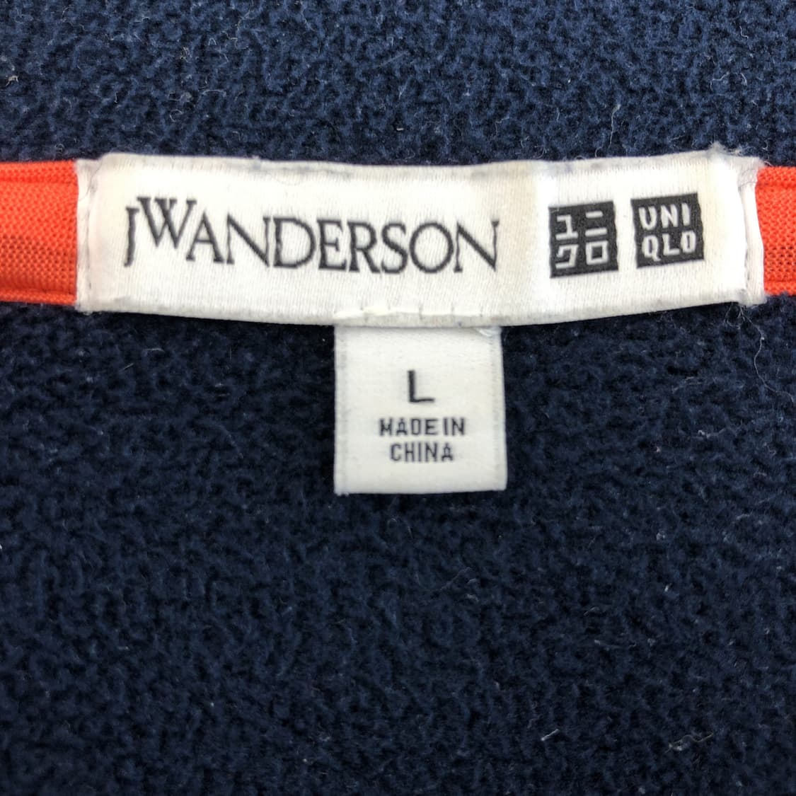 유니클로 JW앤더슨 플리스 후드집업 L 상품이미지5