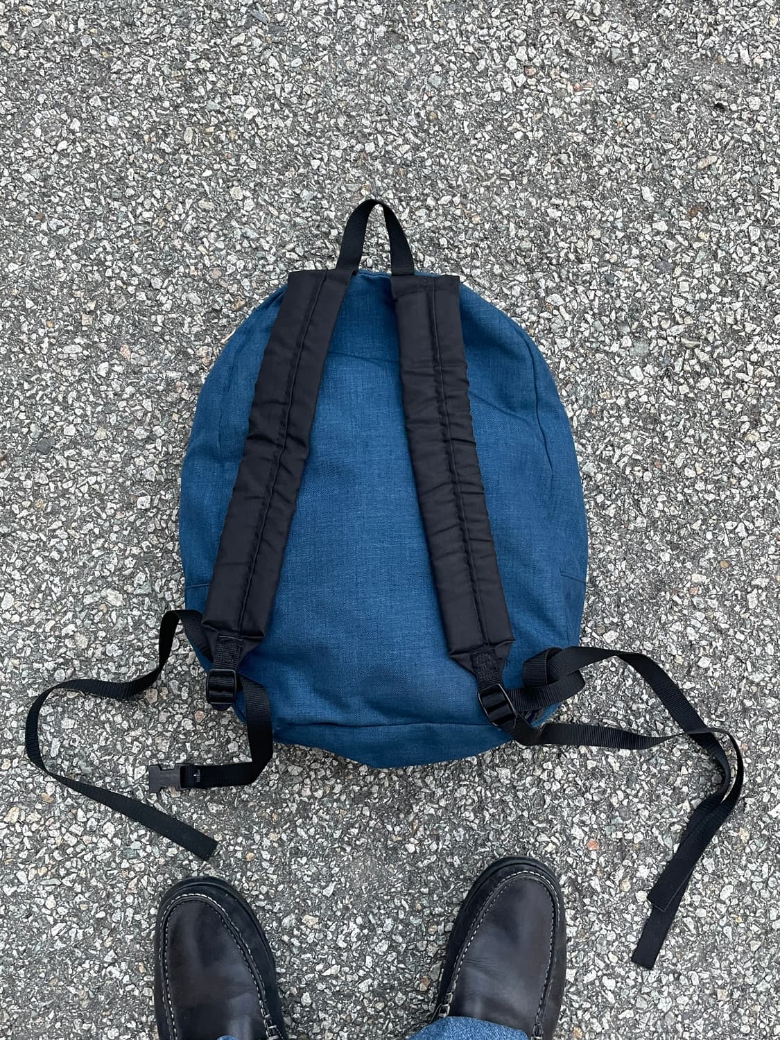 80s-90s Eddie Bauer Nylon Indigo Backapa 상품이미지7