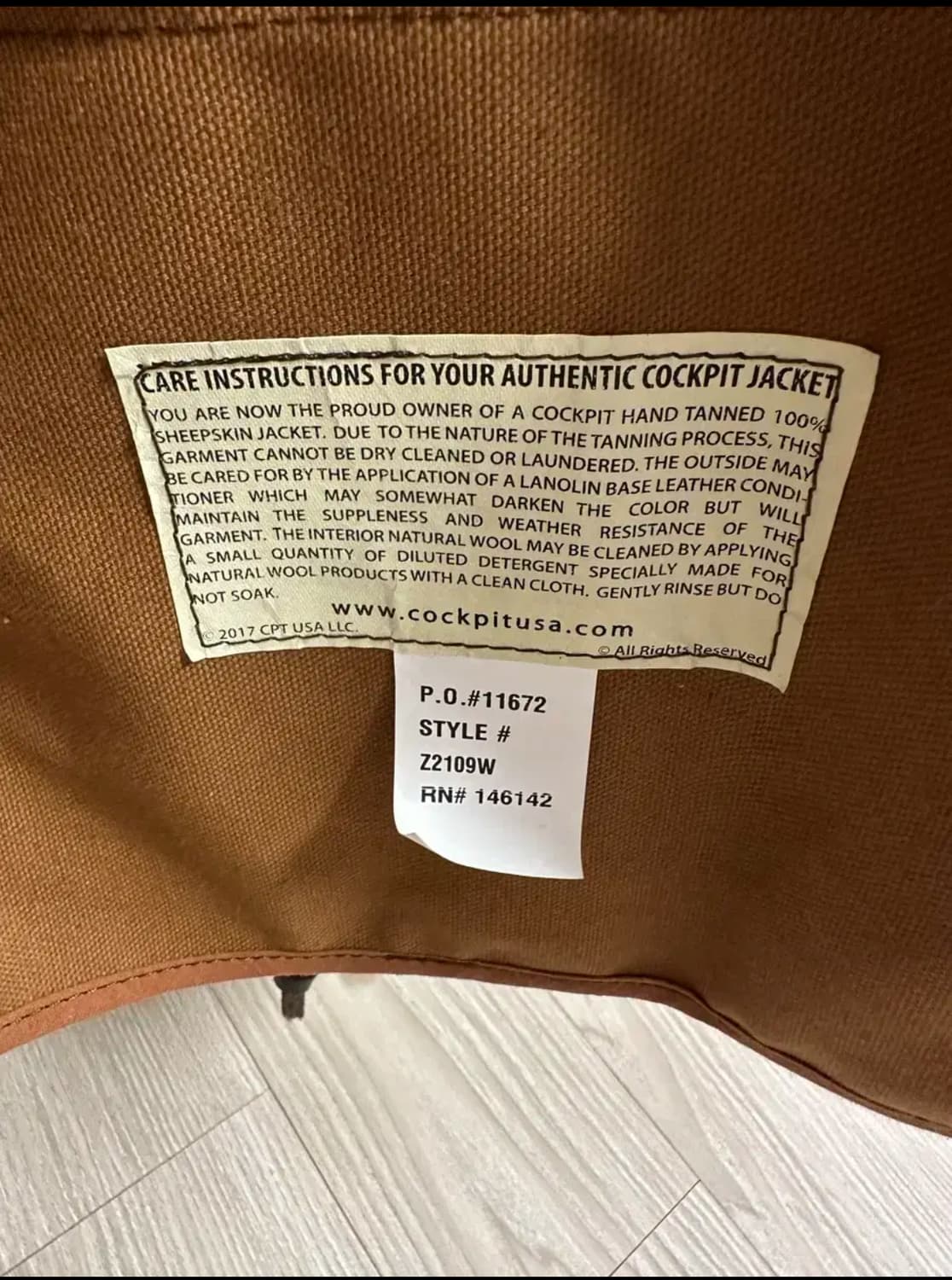 콕핏usa 톰하디 무스탕 z2109 상품이미지4