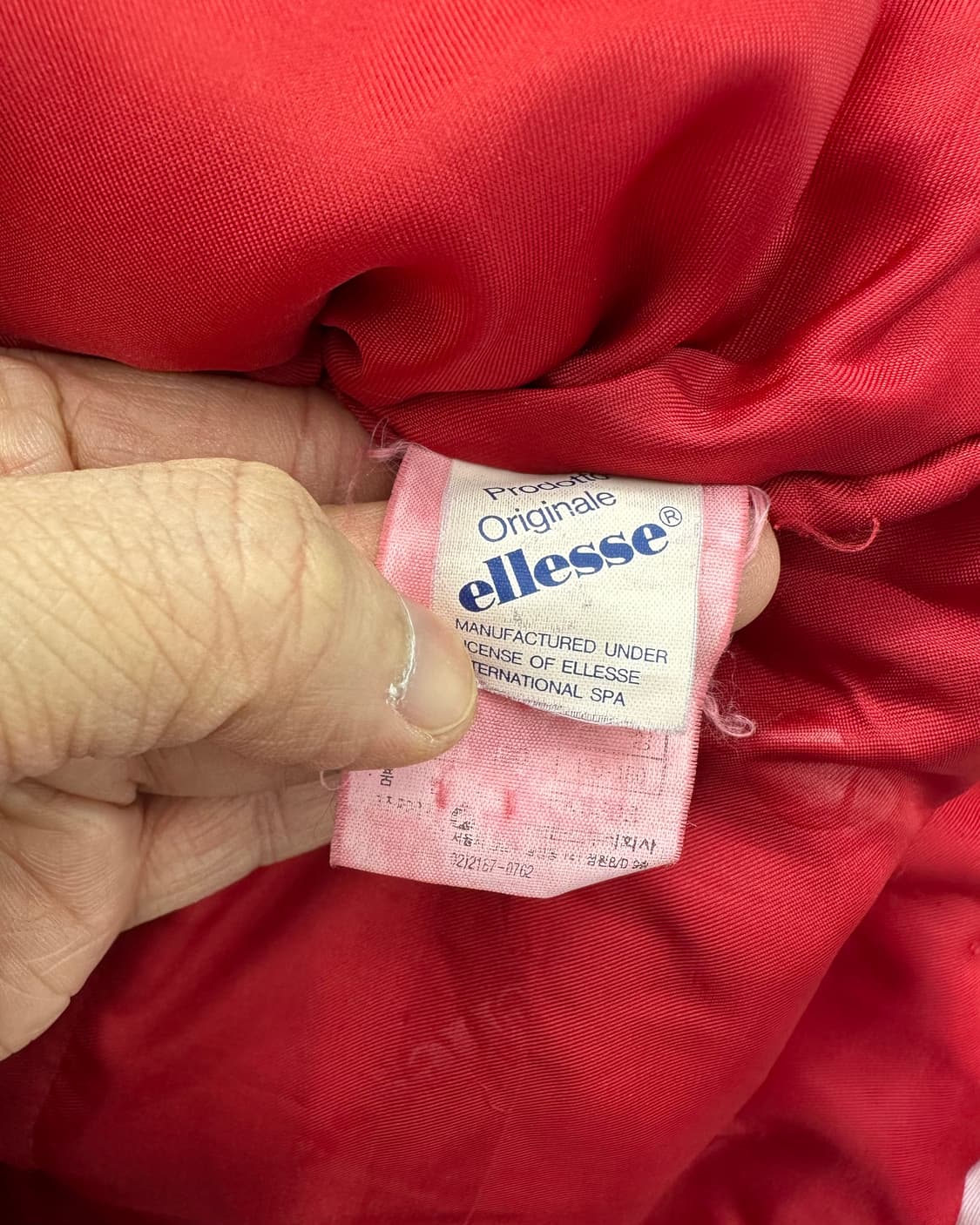 (105)90'S ELLESSE 누빔 점퍼-M1496 상품이미지6