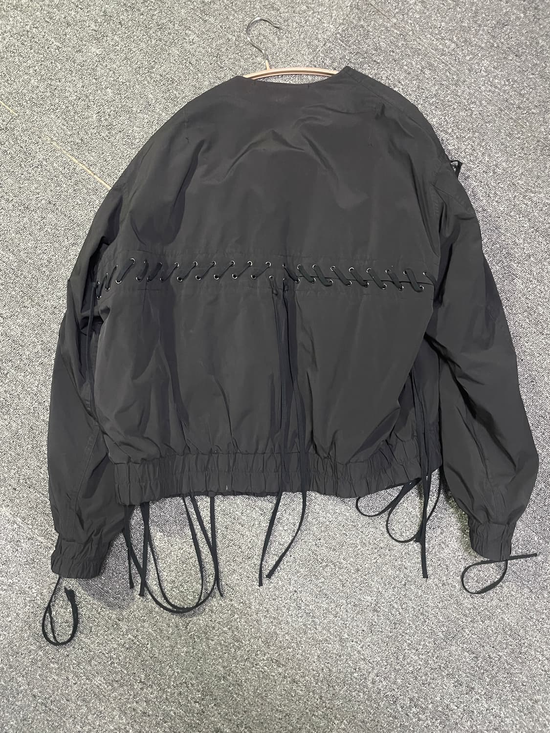 unused lace up blouson 상품이미지3