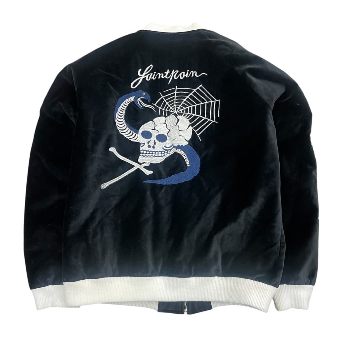 SAINTPAIN 벨벳 해골 용자수 스카잔 상품이미지2