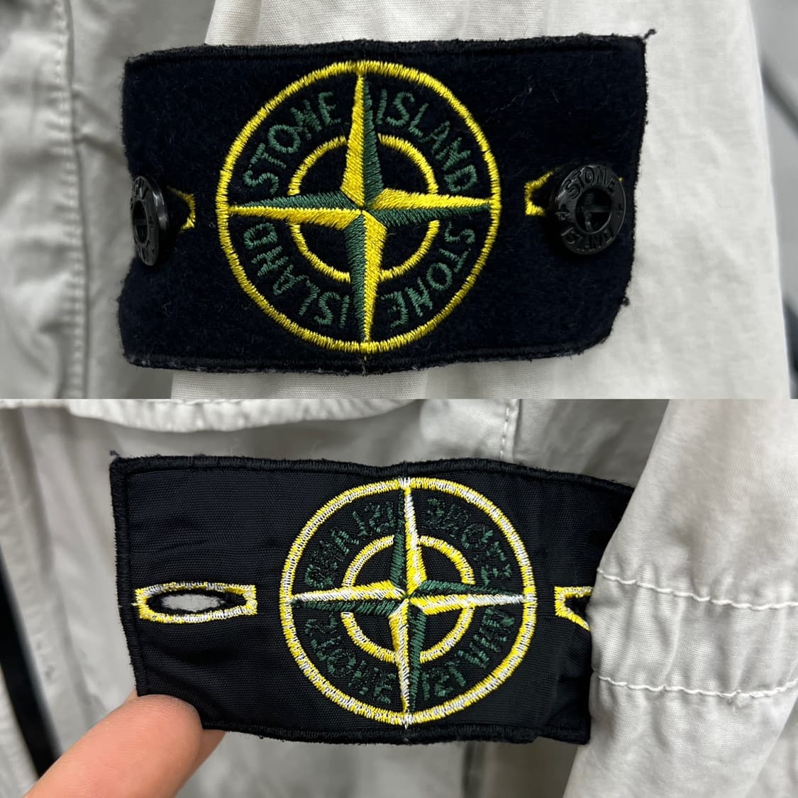 스톤아일랜드 22FW 와펜 올드 이펙트 오버셔츠 상품이미지4