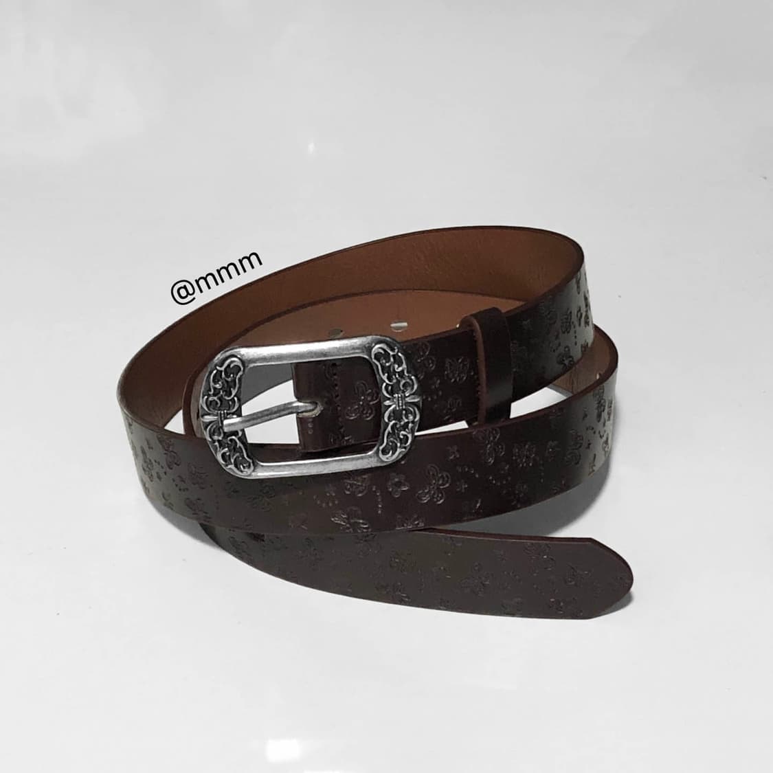 [Unisex] 에스닉 웨스턴 벨트 브라운 상품이미지5