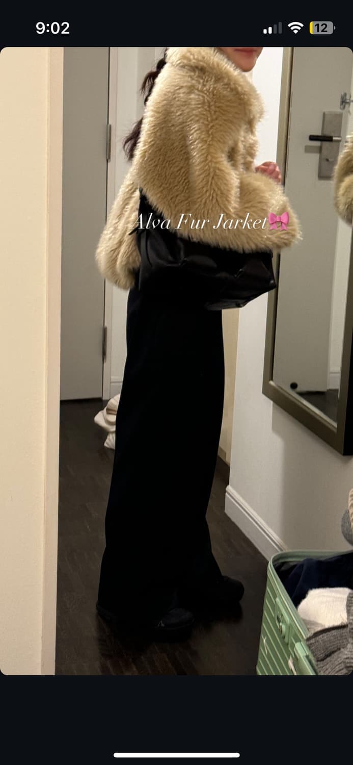 리본빛 알바 퍼자켓 Alva Fur jacket 상품이미지5