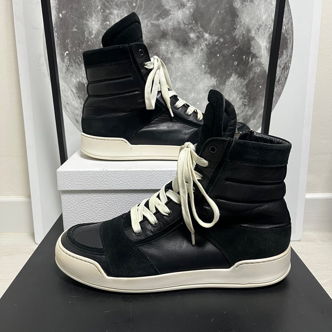 정품 43) 발망 레더 하이탑 부츠 스니커즈 275~280 상품이미지1