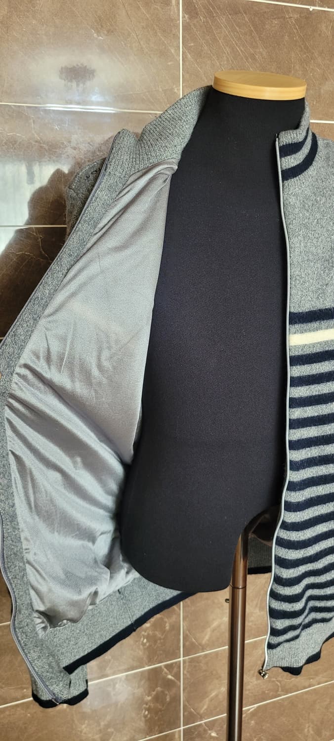 (남성95사이즈) 루이까스텔 집업 가디건(모100) 상품이미지4