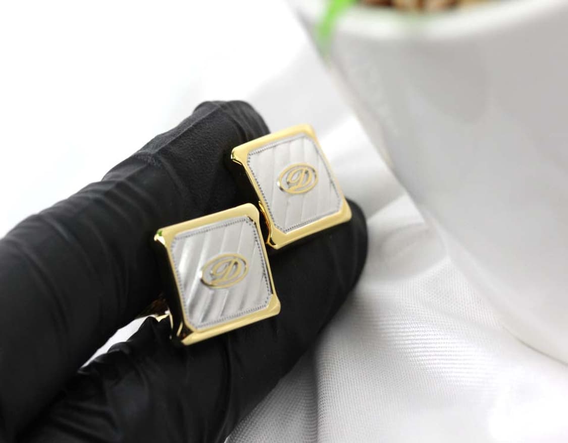 듀퐁 S등급 5.4cm 잉글랜드 오리지날 명품 넥타이핀 커프스 세트 상품이미지8