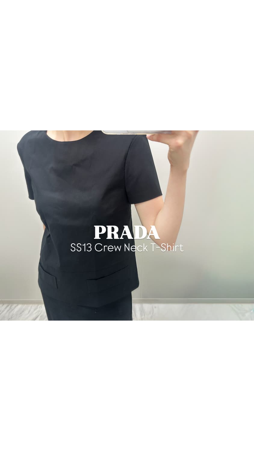 SS13 Prada Crew Neck Shirt 상품이미지1