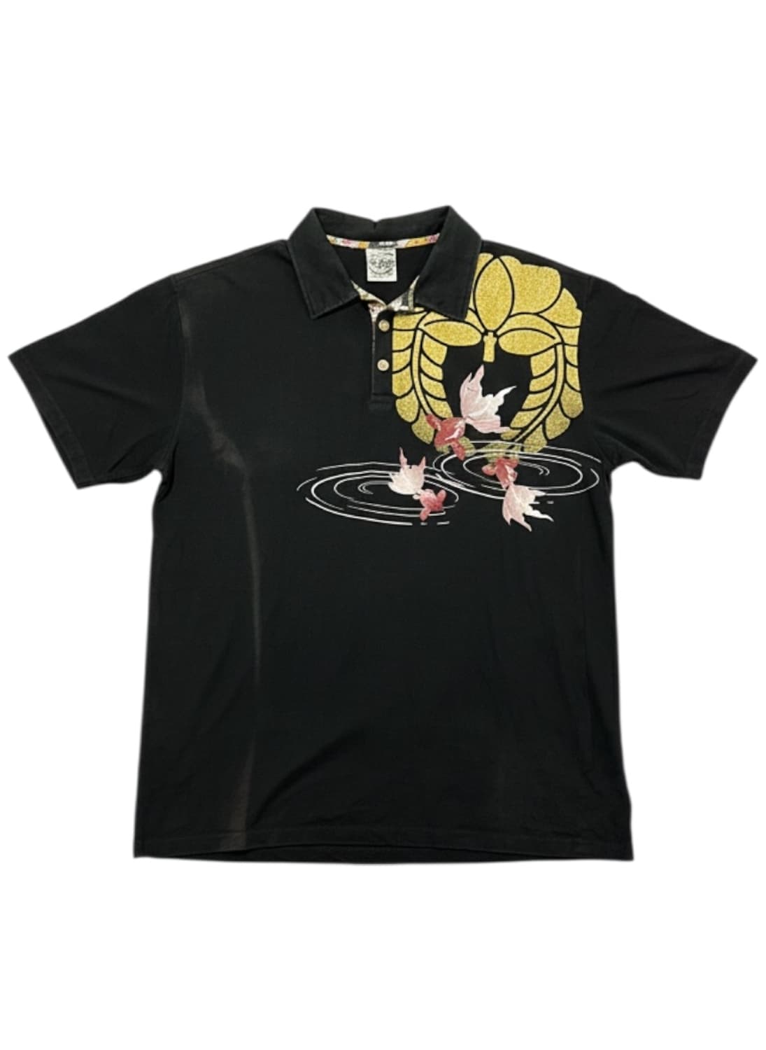 Japanese Vintage Glitter Polo T-shirts 상품이미지1