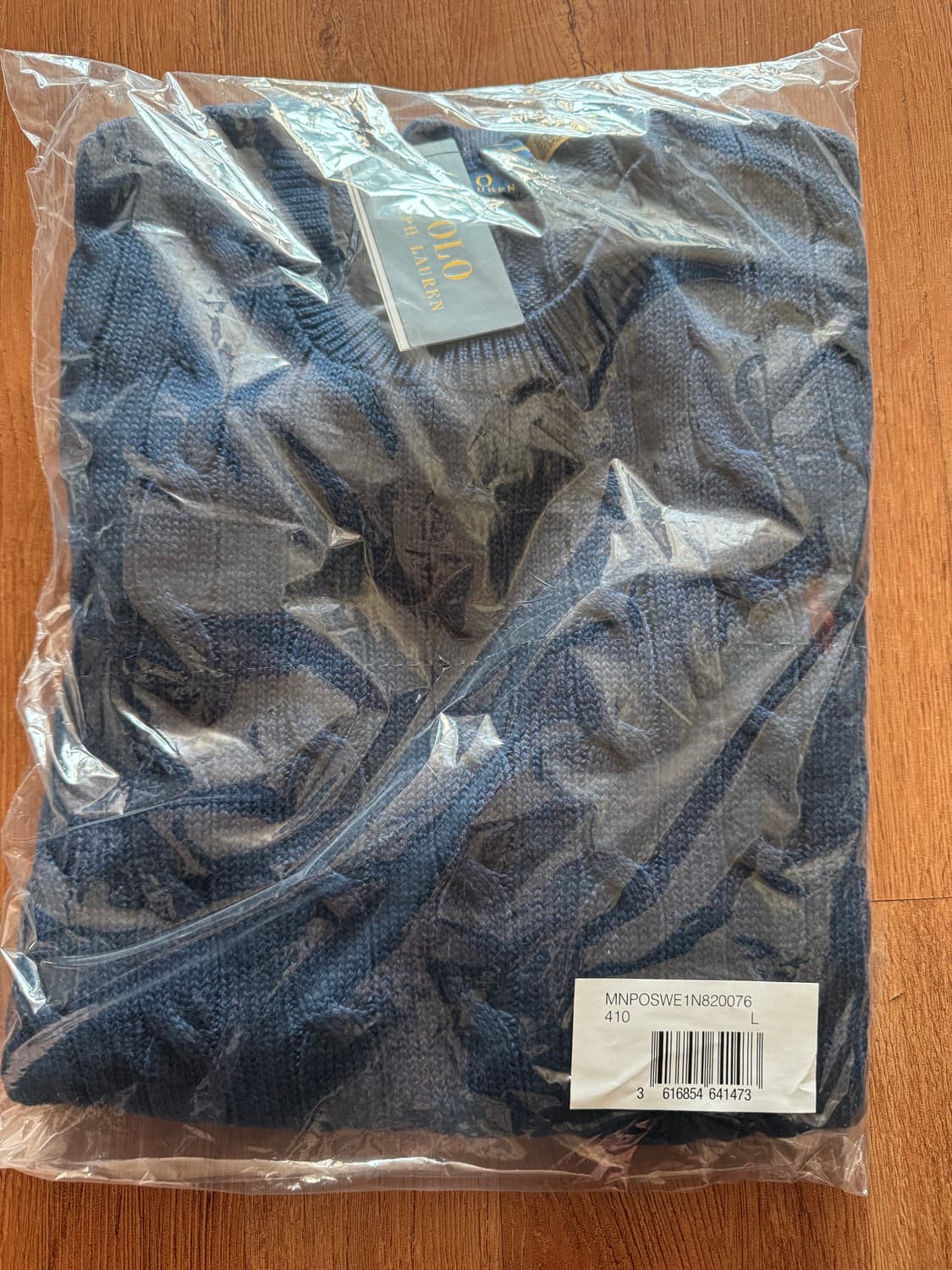 랄프로렌 반팔니트 네이비 L사이즈 상품이미지1