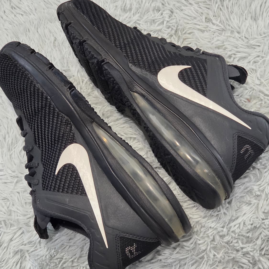 4q-22:나이키 에어맥스 블랙 트레이닝 스니커즈 (24cm) 상품이미지8