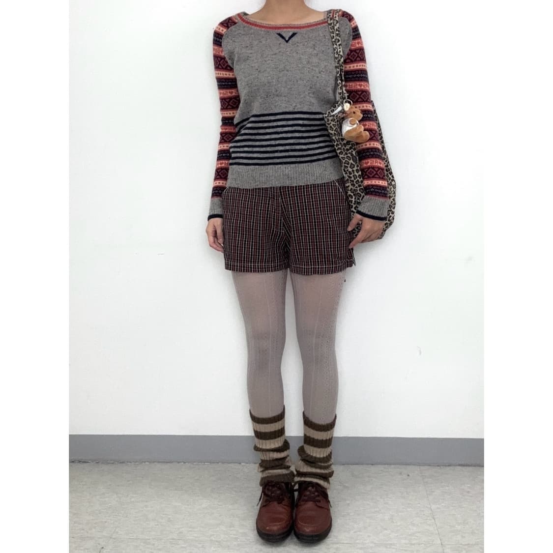 빈티지 노르딕 울 니트 상품이미지2