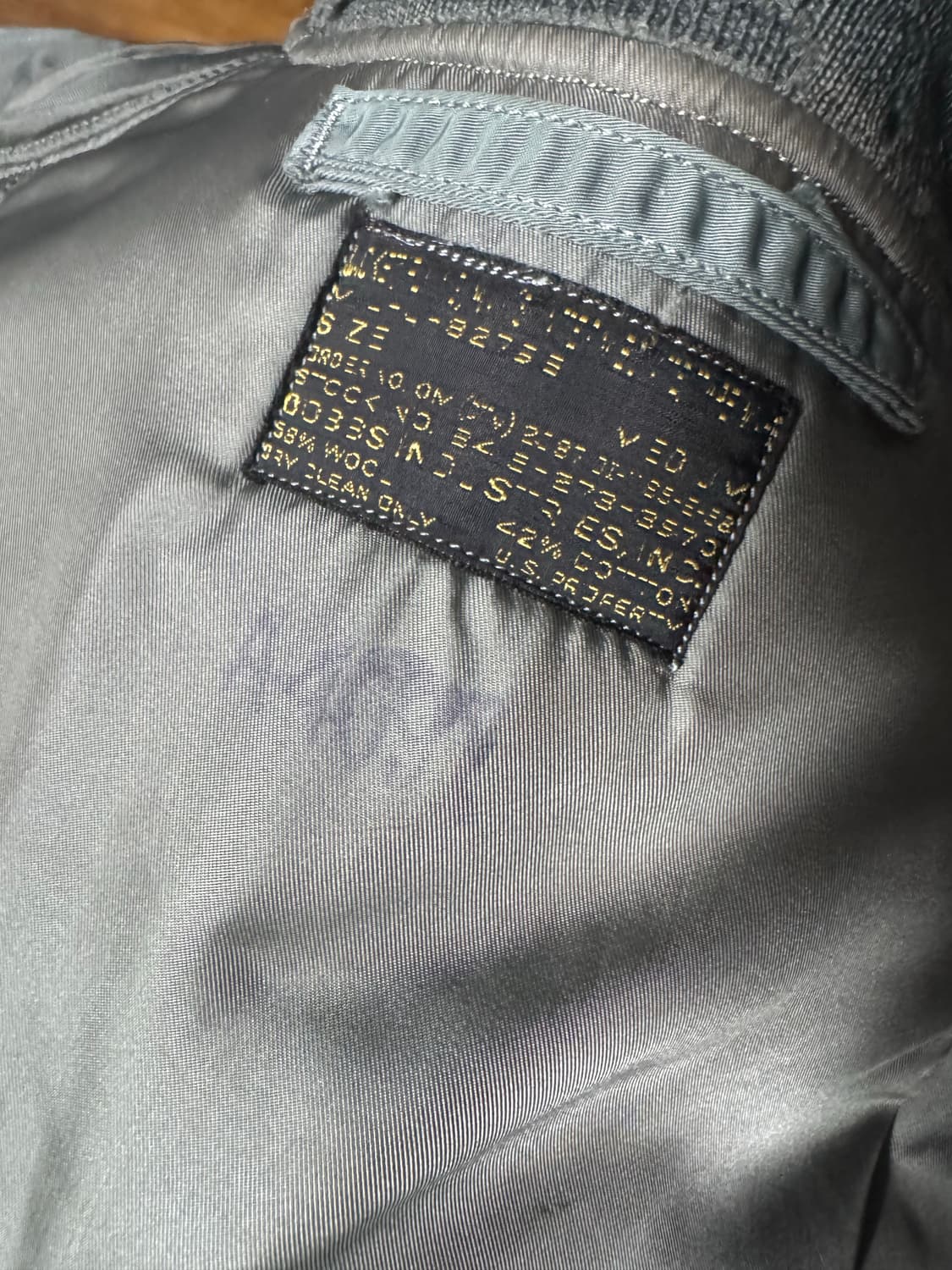 1958y 오리지널 MA1 자켓 / 돕스인더스트리 / M 상품이미지6